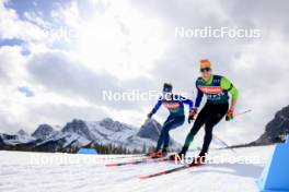 13.03.2024, Canmore, Canada (CAN): Campbell Wright (NZL), Lovro Planko (SLO), (l-r) - IBU World Cup Biathlon, training, Canmore (CAN). www.nordicfocus.com. © Manzoni/NordicFocus. Every downloaded picture is fee-liable.