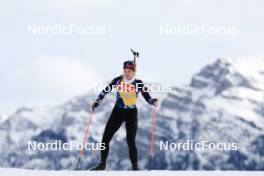 12.03.2024, Canmore, Canada (CAN): Karoline Offigstad Knotten (NOR) - IBU World Cup Biathlon, training, Canmore (CAN). www.nordicfocus.com. © Manzoni/NordicFocus. Every downloaded picture is fee-liable.