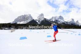 13.03.2024, Canmore, Canada (CAN): Simon Eder (AUT) - IBU World Cup Biathlon, training, Canmore (CAN). www.nordicfocus.com. © Manzoni/NordicFocus. Every downloaded picture is fee-liable.