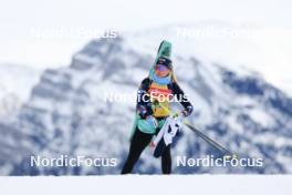 12.03.2024, Canmore, Canada (CAN): Ingrid Landmark Tandrevold (NOR) - IBU World Cup Biathlon, training, Canmore (CAN). www.nordicfocus.com. © Manzoni/NordicFocus. Every downloaded picture is fee-liable.