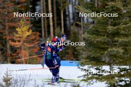 13.03.2024, Canmore, Canada (CAN): Tarjei Boe (NOR), Vetle Sjaastad Christiansen (NOR), (l-r) - IBU World Cup Biathlon, training, Canmore (CAN). www.nordicfocus.com. © Manzoni/NordicFocus. Every downloaded picture is fee-liable.