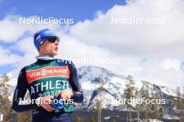 13.03.2024, Canmore, Canada (CAN): Lukas Hofer (ITA) - IBU World Cup Biathlon, training, Canmore (CAN). www.nordicfocus.com. © Manzoni/NordicFocus. Every downloaded picture is fee-liable.