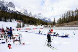 13.03.2024, Canmore, Canada (CAN): Niklas Hartweg (SUI) - IBU World Cup Biathlon, training, Canmore (CAN). www.nordicfocus.com. © Manzoni/NordicFocus. Every downloaded picture is fee-liable.