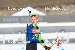 13.03.2024, Canmore, Canada (CAN): Lovro Planko (SLO) - IBU World Cup Biathlon, training, Canmore (CAN). www.nordicfocus.com. © Manzoni/NordicFocus. Every downloaded picture is fee-liable.