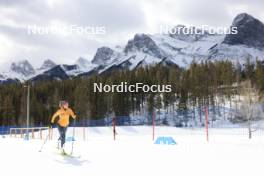 12.03.2024, Canmore, Canada (CAN): Johanna Puff (GER) - IBU World Cup Biathlon, training, Canmore (CAN). www.nordicfocus.com. © Manzoni/NordicFocus. Every downloaded picture is fee-liable.