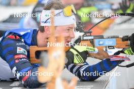24.01.2024, Brezno-Osrblie, Slovakia (SVK): Damien Levet (FRA) - IBU Open European Championships Biathlon, individual men, Brezno-Osrblie (SVK). www.nordicfocus.com. © Reichert/NordicFocus. Every downloaded picture is fee-liable.
