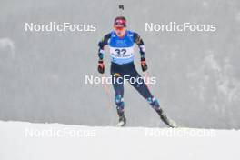 24.01.2024, Brezno-Osrblie, Slovakia (SVK): Mats Oeverby (NOR) - IBU Open European Championships Biathlon, individual men, Brezno-Osrblie (SVK). www.nordicfocus.com. © Reichert/NordicFocus. Every downloaded picture is fee-liable.