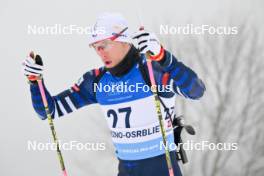 24.01.2024, Brezno-Osrblie, Slovakia (SVK): Emilien Claude (FRA) - IBU Open European Championships Biathlon, individual men, Brezno-Osrblie (SVK). www.nordicfocus.com. © Reichert/NordicFocus. Every downloaded picture is fee-liable.