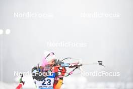 24.01.2024, Brezno-Osrblie, Slovakia (SVK): Stefanie Scherer (GER) - IBU Open European Championships Biathlon, individual women, Brezno-Osrblie (SVK). www.nordicfocus.com. © Reichert/NordicFocus. Every downloaded picture is fee-liable.