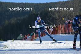 28.01.2024, Brezno-Osrblie, Slovakia (SVK): Joni Mustonen (FIN) - IBU Open European Championships Biathlon, mixed relay, Brezno-Osrblie (SVK). www.nordicfocus.com. © Reichert/NordicFocus. Every downloaded picture is fee-liable.