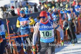 28.01.2024, Brezno-Osrblie, Slovakia (SVK): Dajan Danuser (SUI) - IBU Open European Championships Biathlon, mixed relay, Brezno-Osrblie (SVK). www.nordicfocus.com. © Reichert/NordicFocus. Every downloaded picture is fee-liable.