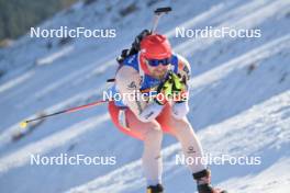 28.01.2024, Brezno-Osrblie, Slovakia (SVK): Dajan Danuser (SUI) - IBU Open European Championships Biathlon, mixed relay, Brezno-Osrblie (SVK). www.nordicfocus.com. © Reichert/NordicFocus. Every downloaded picture is fee-liable.