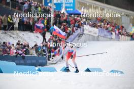 27.01.2024, Brezno-Osrblie, Slovakia (SVK): Sandro Bovisi (SUI) - IBU Open European Championships Biathlon, pursuit men, Brezno-Osrblie (SVK). www.nordicfocus.com. © Reichert/NordicFocus. Every downloaded picture is fee-liable.