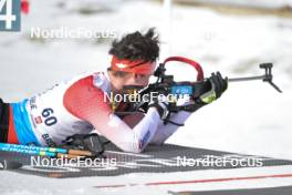 27.01.2024, Brezno-Osrblie, Slovakia (SVK): Zachary Connelly (CAN) - IBU Open European Championships Biathlon, pursuit men, Brezno-Osrblie (SVK). www.nordicfocus.com. © Reichert/NordicFocus. Every downloaded picture is fee-liable.