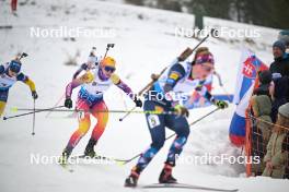 27.01.2024, Brezno-Osrblie, Slovakia (SVK): Alina Stremous (MDA) - IBU Open European Championships Biathlon, pursuit women, Brezno-Osrblie (SVK). www.nordicfocus.com. © Reichert/NordicFocus. Every downloaded picture is fee-liable.