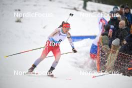27.01.2024, Brezno-Osrblie, Slovakia (SVK): Lea Meier (SUI) - IBU Open European Championships Biathlon, pursuit women, Brezno-Osrblie (SVK). www.nordicfocus.com. © Reichert/NordicFocus. Every downloaded picture is fee-liable.