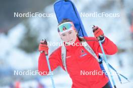 28.01.2024, Brezno-Osrblie, Slovakia (SVK): Moira Green (CAN) - IBU Open European Championships Biathlon, single mixed relay, Brezno-Osrblie (SVK). www.nordicfocus.com. © Reichert/NordicFocus. Every downloaded picture is fee-liable.