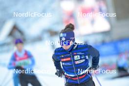 28.01.2024, Brezno-Osrblie, Slovakia (SVK): Anaelle Bondoux (FRA) - IBU Open European Championships Biathlon, single mixed relay, Brezno-Osrblie (SVK). www.nordicfocus.com. © Reichert/NordicFocus. Every downloaded picture is fee-liable.