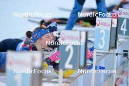 28.01.2024, Brezno-Osrblie, Slovakia (SVK): Sara Andersson (SWE) - IBU Open European Championships Biathlon, single mixed relay, Brezno-Osrblie (SVK). www.nordicfocus.com. © Reichert/NordicFocus. Every downloaded picture is fee-liable.