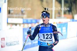 26.01.2024, Brezno-Osrblie, Slovakia (SVK): Nicolo Betemps of Italy - IBU Open European Championships Biathlon, sprint men, Brezno-Osrblie (SVK). www.nordicfocus.com. © Reichert/NordicFocus. Every downloaded picture is fee-liable.