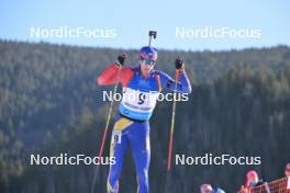 26.01.2024, Brezno-Osrblie, Slovakia (SVK): George Coltea (ROU) - IBU Open European Championships Biathlon, sprint men, Brezno-Osrblie (SVK). www.nordicfocus.com. © Reichert/NordicFocus. Every downloaded picture is fee-liable.