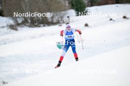 26.01.2024, Brezno-Osrblie, Slovakia (SVK): Katerina Gotvaldova (CZE) - IBU Open European Championships Biathlon, sprint women, Brezno-Osrblie (SVK). www.nordicfocus.com. © Reichert/NordicFocus. Every downloaded picture is fee-liable.