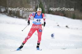 26.01.2024, Brezno-Osrblie, Slovakia (SVK): Lea Rothschopf (AUT) - IBU Open European Championships Biathlon, sprint women, Brezno-Osrblie (SVK). www.nordicfocus.com. © Reichert/NordicFocus. Every downloaded picture is fee-liable.