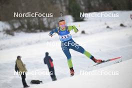 26.01.2024, Brezno-Osrblie, Slovakia (SVK): Klara Vindisar (SLO) - IBU Open European Championships Biathlon, sprint women, Brezno-Osrblie (SVK). www.nordicfocus.com. © Reichert/NordicFocus. Every downloaded picture is fee-liable.