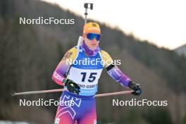 26.01.2024, Brezno-Osrblie, Slovakia (SVK): Alina Stremous (MDA) - IBU Open European Championships Biathlon, sprint women, Brezno-Osrblie (SVK). www.nordicfocus.com. © Reichert/NordicFocus. Every downloaded picture is fee-liable.