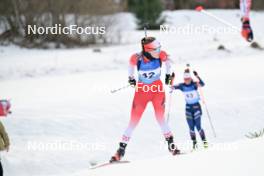 26.01.2024, Brezno-Osrblie, Slovakia (SVK): Janice Grundahl (CAN) - IBU Open European Championships Biathlon, sprint women, Brezno-Osrblie (SVK). www.nordicfocus.com. © Reichert/NordicFocus. Every downloaded picture is fee-liable.