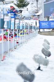 26.01.2024, Brezno-Osrblie, Slovakia (SVK): Sarah Beaulieu (USA) - IBU Open European Championships Biathlon, sprint women, Brezno-Osrblie (SVK). www.nordicfocus.com. © Reichert/NordicFocus. Every downloaded picture is fee-liable.