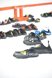 23.01.2024, Brezno-Osrblie, Slovakia (SVK): feature: shoes - IBU Open European Championships Biathlon, training, Brezno-Osrblie (SVK). www.nordicfocus.com. © Reichert/NordicFocus. Every downloaded picture is fee-liable.