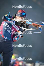 23.01.2024, Brezno-Osrblie, Slovakia (SVK): Mats Overby (NOR) - IBU Open European Championships Biathlon, training, Brezno-Osrblie (SVK). www.nordicfocus.com. © Reichert/NordicFocus. Every downloaded picture is fee-liable.