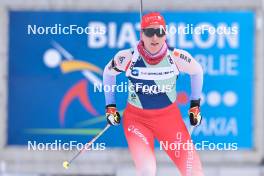 23.01.2024, Brezno-Osrblie, Slovakia (SVK): Lydia Hiernickel (SUI) - IBU Open European Championships Biathlon, training, Brezno-Osrblie (SVK). www.nordicfocus.com. © Reichert/NordicFocus. Every downloaded picture is fee-liable.