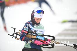 23.01.2024, Brezno-Osrblie, Slovakia (SVK): Anaelle Bondoux (FRA) - IBU Open European Championships Biathlon, training, Brezno-Osrblie (SVK). www.nordicfocus.com. © Reichert/NordicFocus. Every downloaded picture is fee-liable.