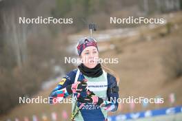 25.01.2024, Brezno-Osrblie, Slovakia (SVK): Emilie Aagheim Kalkenberg (NOR) - IBU Open European Championships Biathlon, training, Brezno-Osrblie (SVK). www.nordicfocus.com. © Reichert/NordicFocus. Every downloaded picture is fee-liable.