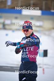 23.01.2024, Brezno-Osrblie, Slovakia (SVK): Isak Leknes Frey (NOR) - IBU Open European Championships Biathlon, training, Brezno-Osrblie (SVK). www.nordicfocus.com. © Reichert/NordicFocus. Every downloaded picture is fee-liable.