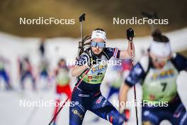 22.03.2024, Meribel, France (FRA): Chloe Chevalier (FRA) - French Championships biathlon, mass, Meribel (FRA). www.nordicfocus.com. © Thibaut/NordicFocus. Every downloaded picture is fee-liable.