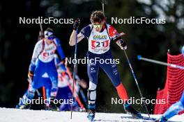 22.03.2024, Meribel, France (FRA): Charli Thiery (FRA) - French Championships biathlon, mass, Meribel (FRA). www.nordicfocus.com. © Thibaut/NordicFocus. Every downloaded picture is fee-liable.