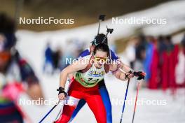 22.03.2024, Meribel, France (FRA): Celia Henaff (FRA) - French Championships biathlon, mass, Meribel (FRA). www.nordicfocus.com. © Thibaut/NordicFocus. Every downloaded picture is fee-liable.