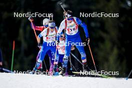 22.03.2024, Meribel, France (FRA): Tristan Bois (FRA) - French Championships biathlon, mass, Meribel (FRA). www.nordicfocus.com. © Thibaut/NordicFocus. Every downloaded picture is fee-liable.
