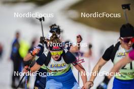22.03.2024, Meribel, France (FRA): Coralie Langel (FRA) - French Championships biathlon, mass, Meribel (FRA). www.nordicfocus.com. © Thibaut/NordicFocus. Every downloaded picture is fee-liable.
