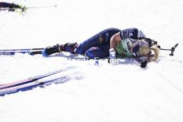 22.03.2024, Meribel, France (FRA): Sophie Chauveau (FRA) - French Championships biathlon, mass, Meribel (FRA). www.nordicfocus.com. © Thibaut/NordicFocus. Every downloaded picture is fee-liable.