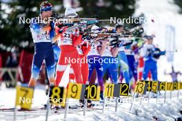 22.03.2024, Meribel, France (FRA): Yanis Hoffmann (FRA) - French Championships biathlon, mass, Meribel (FRA). www.nordicfocus.com. © Thibaut/NordicFocus. Every downloaded picture is fee-liable.