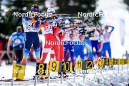 22.03.2024, Meribel, France (FRA): Noe Rochegude-Ribot (FRA) - French Championships biathlon, mass, Meribel (FRA). www.nordicfocus.com. © Thibaut/NordicFocus. Every downloaded picture is fee-liable.