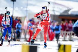 22.03.2024, Meribel, France (FRA): Joanne Weiss (FRA) - French Championships biathlon, mass, Meribel (FRA). www.nordicfocus.com. © Thibaut/NordicFocus. Every downloaded picture is fee-liable.