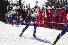 22.03.2024, Meribel, France (FRA): Gilonne Guigonnat (FRA) - French Championships biathlon, mass, Meribel (FRA). www.nordicfocus.com. © Thibaut/NordicFocus. Every downloaded picture is fee-liable.