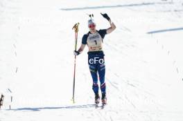 22.03.2024, Meribel, France (FRA): Emilien Jacquelin (FRA) - French Championships biathlon, mass, Meribel (FRA). www.nordicfocus.com. © Thibaut/NordicFocus. Every downloaded picture is fee-liable.