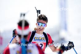 22.03.2024, Meribel, France (FRA): Victor Laine (FRA) - French Championships biathlon, mass, Meribel (FRA). www.nordicfocus.com. © Thibaut/NordicFocus. Every downloaded picture is fee-liable.