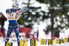 22.03.2024, Meribel, France (FRA): Paul Fontaine (FRA) - French Championships biathlon, mass, Meribel (FRA). www.nordicfocus.com. © Thibaut/NordicFocus. Every downloaded picture is fee-liable.